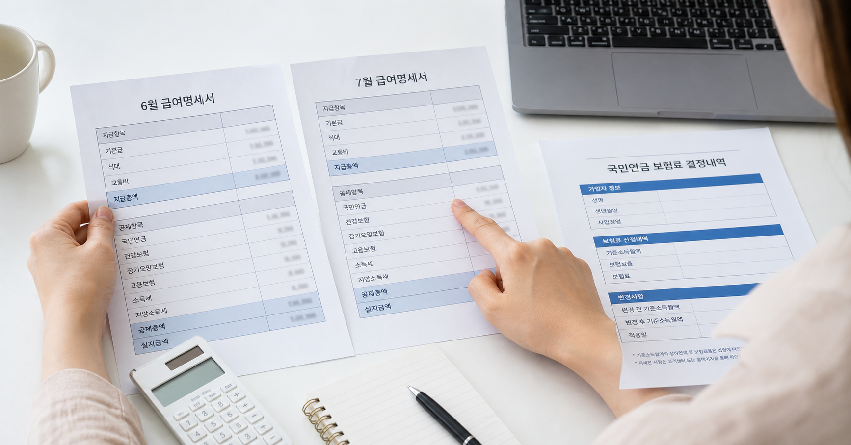 7월 국민연금 공제액이 달라졌다면 볼 3가지